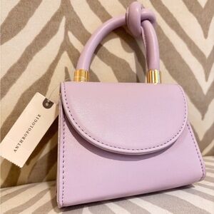 Anthropologie Lavender Mini Bag